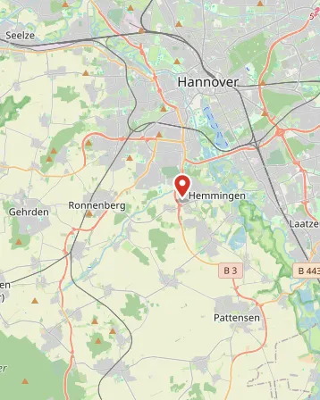 Karte des Einsatzgebiets: Hemmingen, Hannover und die umliegenden Orte
